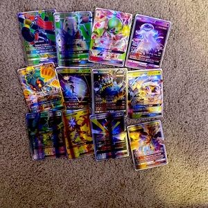 pokémon card lot cards i am trying to get rid of perfect condition